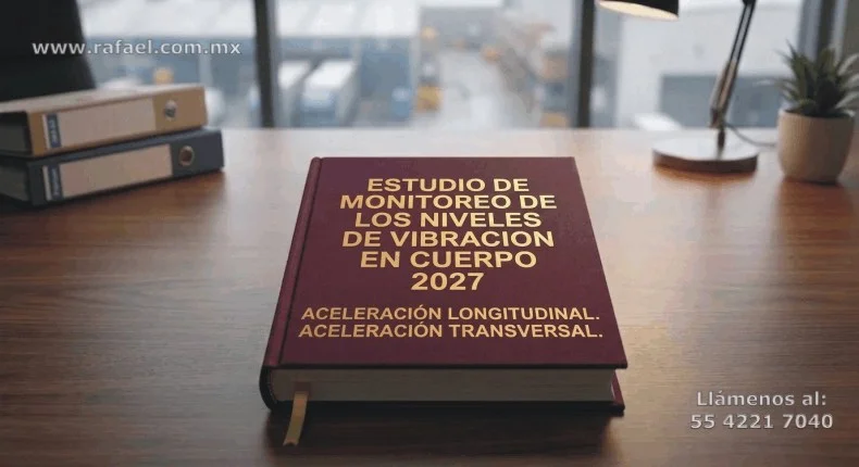 Reporte impreso de los niveles de vibración, considerando la aceleración longitudinal y transversal