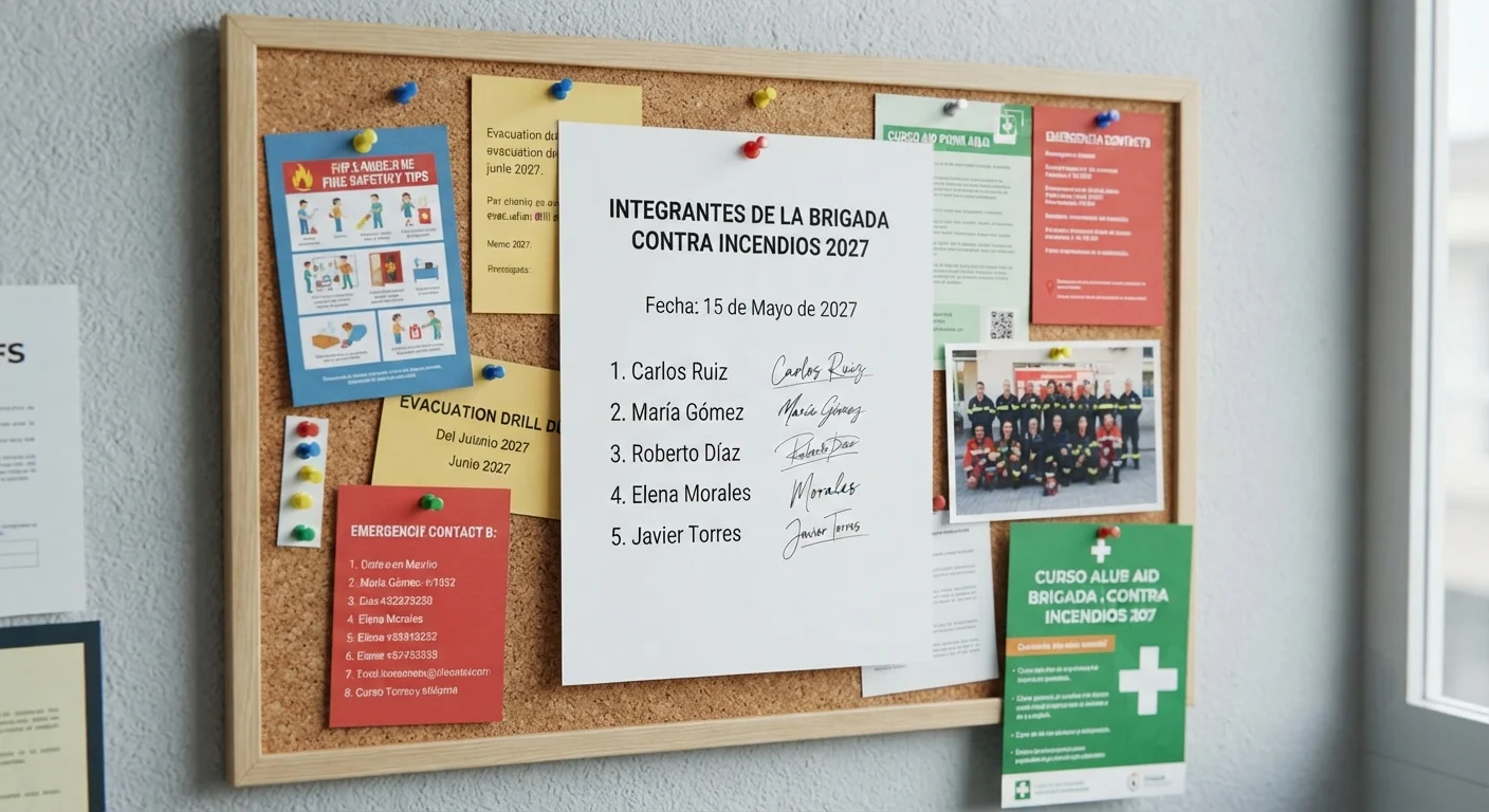 Documento estructurado del Plan de Atención de Emergencias de Incendio listo para revisión