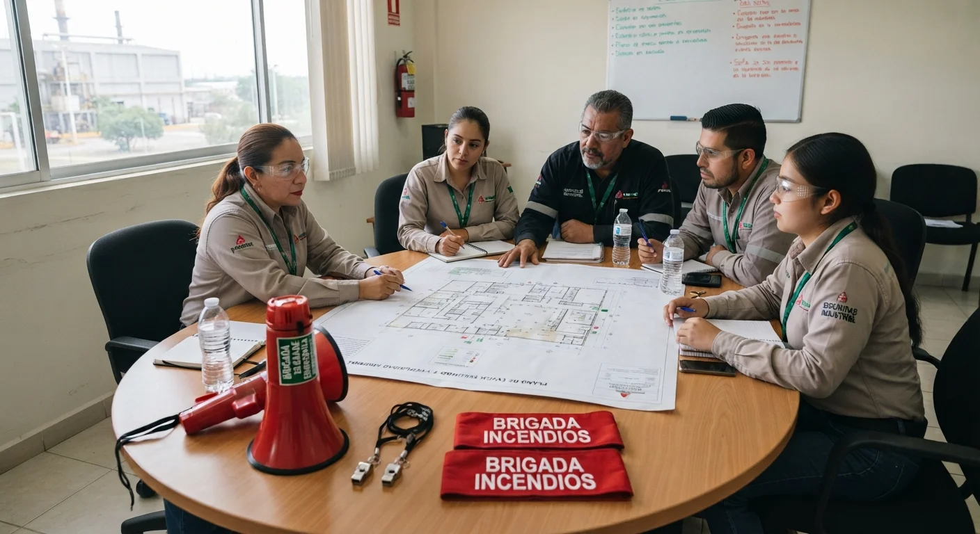 Reunión técnica para la planeación detallada de simulacros de evacuación por incendio