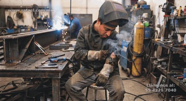 Ingeniera química impartiendo capacitación a los trabajadores que emplean las sustancias en la empresa