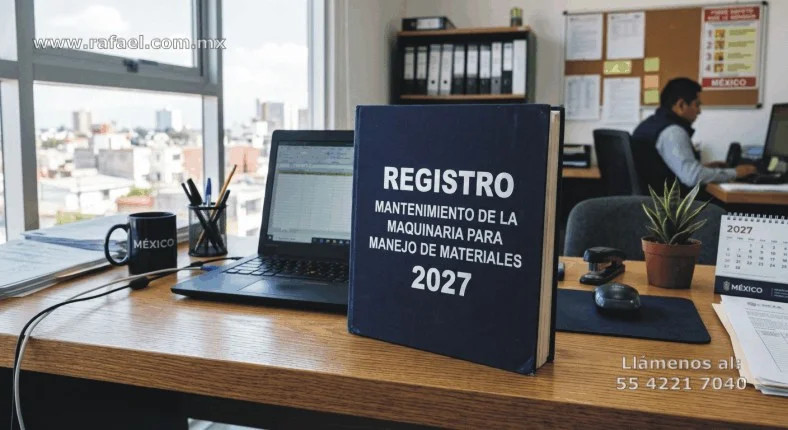 Bitácora de los Registros sobre la revisión y mantenimiento a la maquinaría empleada en el almacenamiento y manejo de materiales